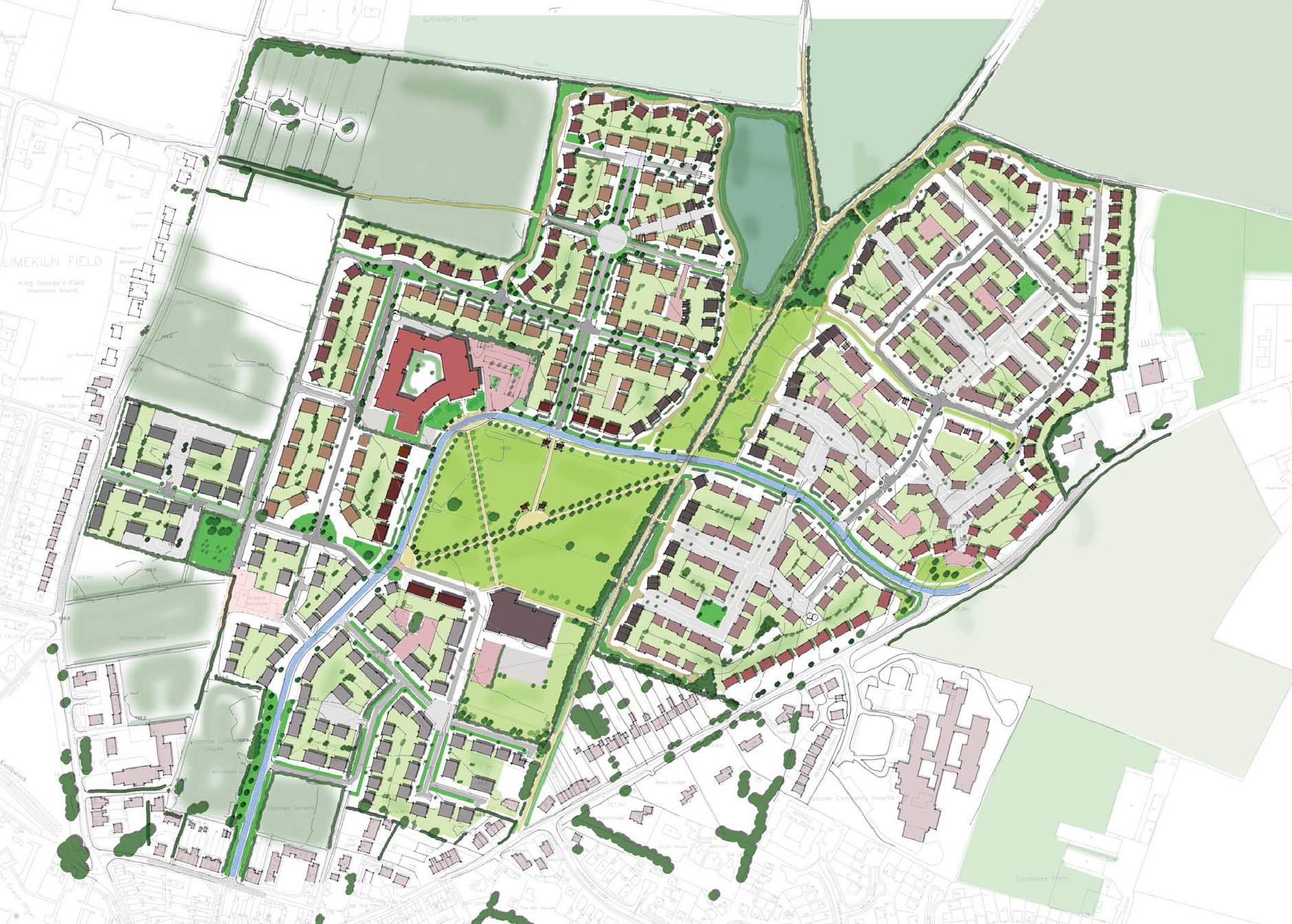 MASTERPLANS FOR GREEN FIELD SITES